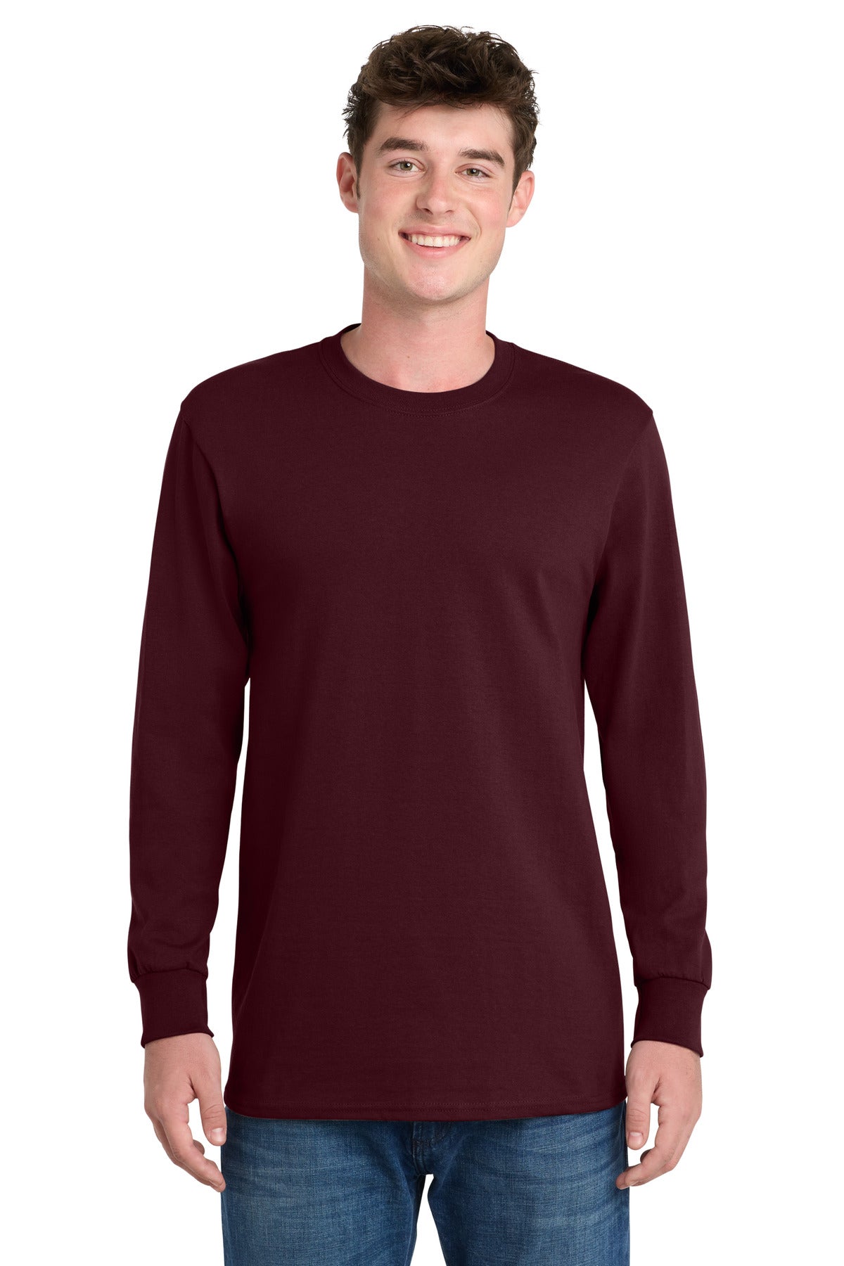 Port & Co Tall Long Sleeve Essential Tee. PC61LST