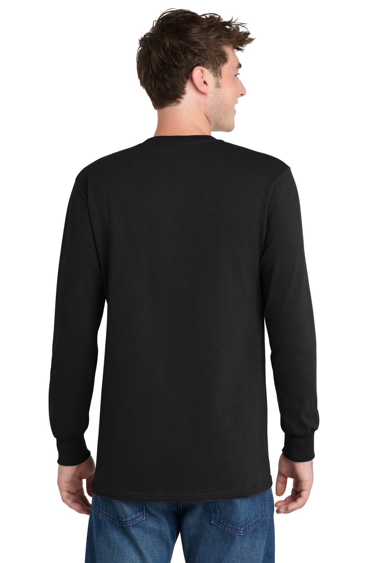 Port & Co Tall Long Sleeve Essential Tee. PC61LST