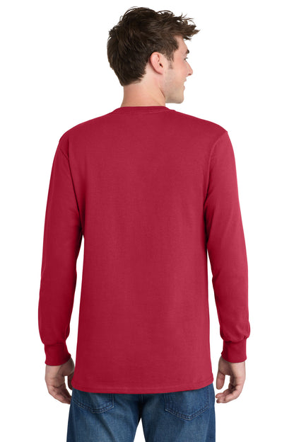 Port & Co Tall Long Sleeve Essential Tee. PC61LST
