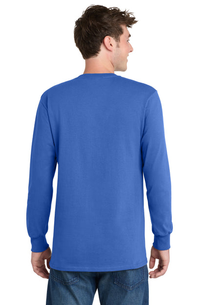 Port & Co Tall Long Sleeve Essential Tee. PC61LST