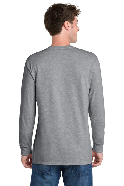 Port & Co Long Sleeve Essential Tee. PC61LS