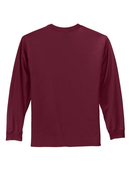 Port & Co Long Sleeve Essential Tee. PC61LS