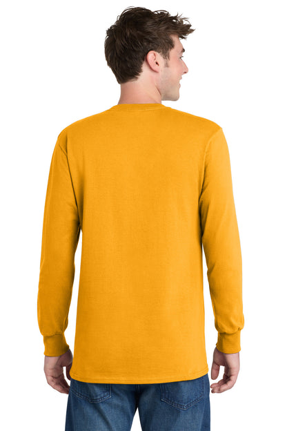 Port & Co Long Sleeve Essential Tee. PC61LS