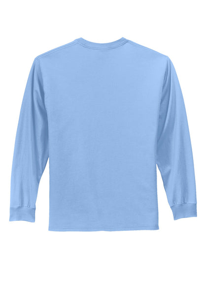 Port & Co Long Sleeve Essential Tee. PC61LS