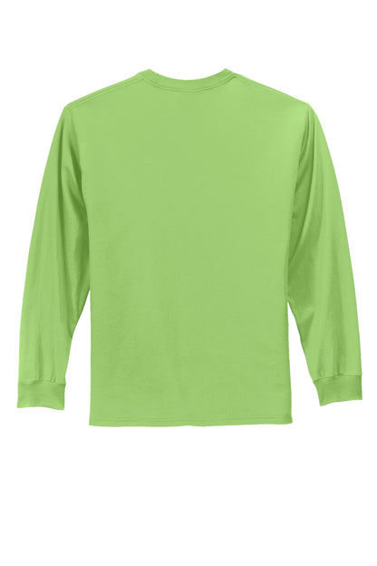 Port & Co Long Sleeve Essential Tee. PC61LS