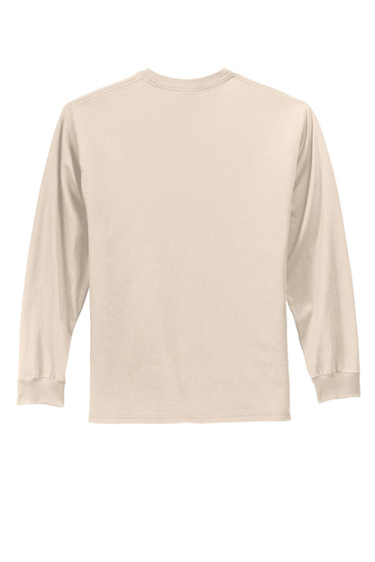Port & Co Long Sleeve Essential Tee. PC61LS