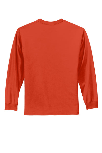 Port & Co Long Sleeve Essential Tee. PC61LS
