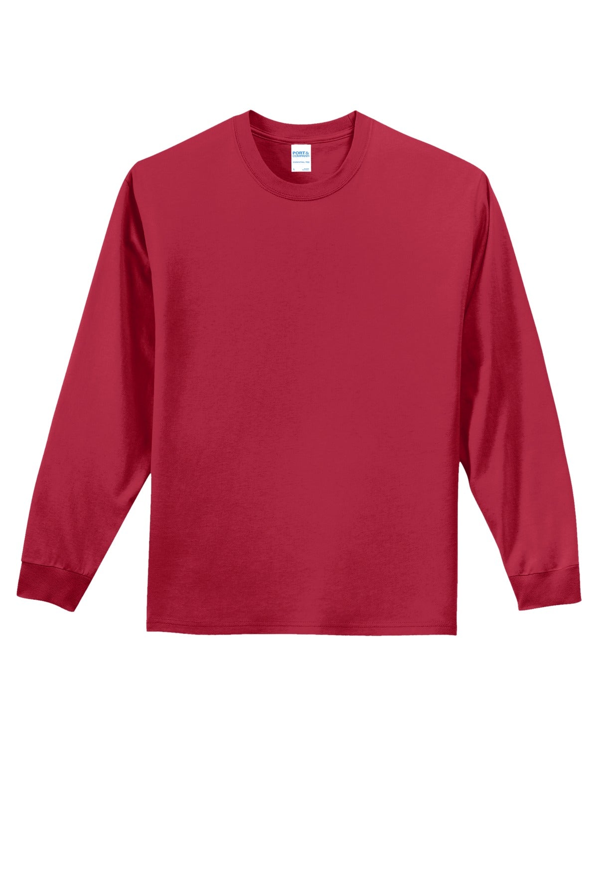 Port & Co Long Sleeve Essential Tee. PC61LS
