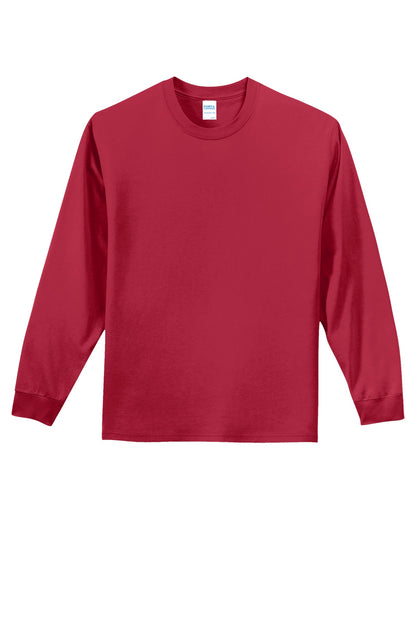 Port & Co Long Sleeve Essential Tee. PC61LS