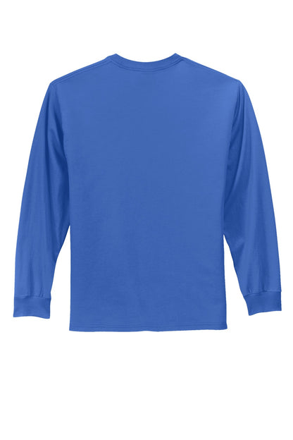 Port & Co Long Sleeve Essential Tee. PC61LS
