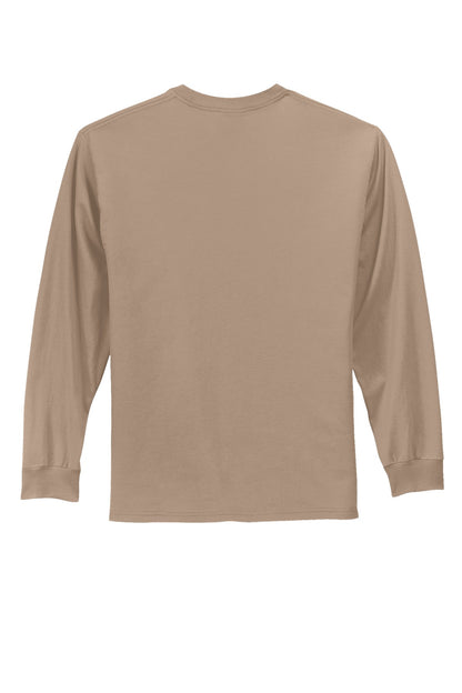 Port & Co Long Sleeve Essential Tee. PC61LS