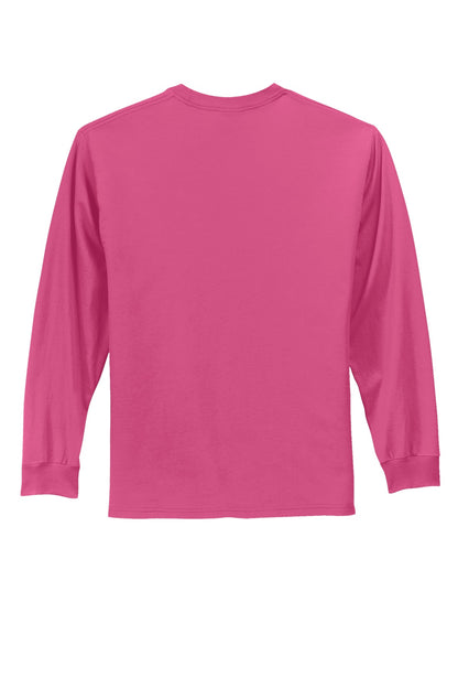 Port & Co Long Sleeve Essential Tee. PC61LS