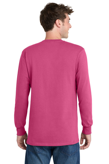 Port & Co Long Sleeve Essential Tee. PC61LS