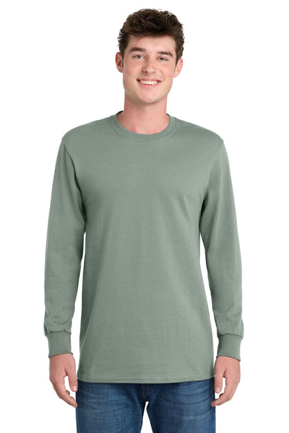 Port & Co Long Sleeve Essential Tee. PC61LS