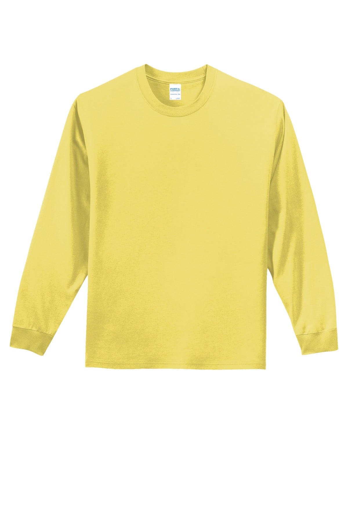 Port & Co Long Sleeve Essential Tee. PC61LS