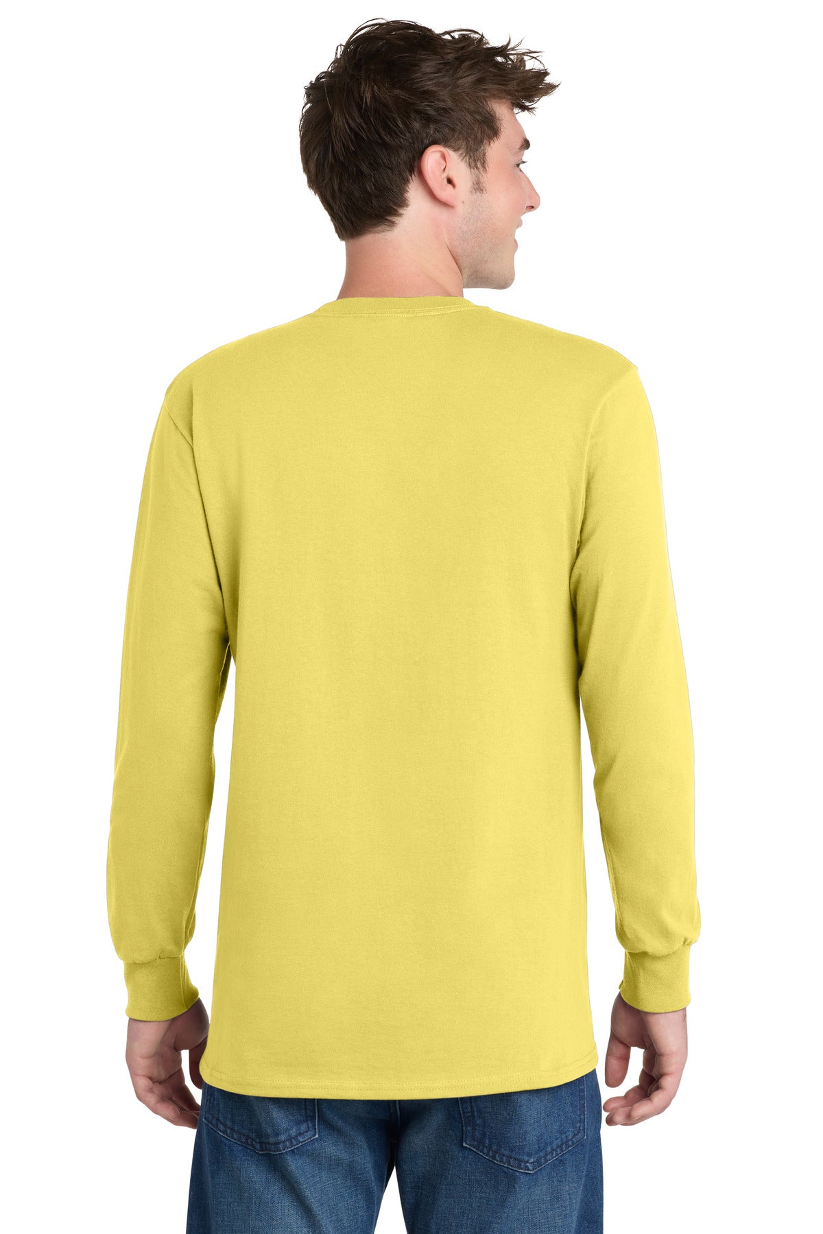 Port & Co Long Sleeve Essential Tee. PC61LS