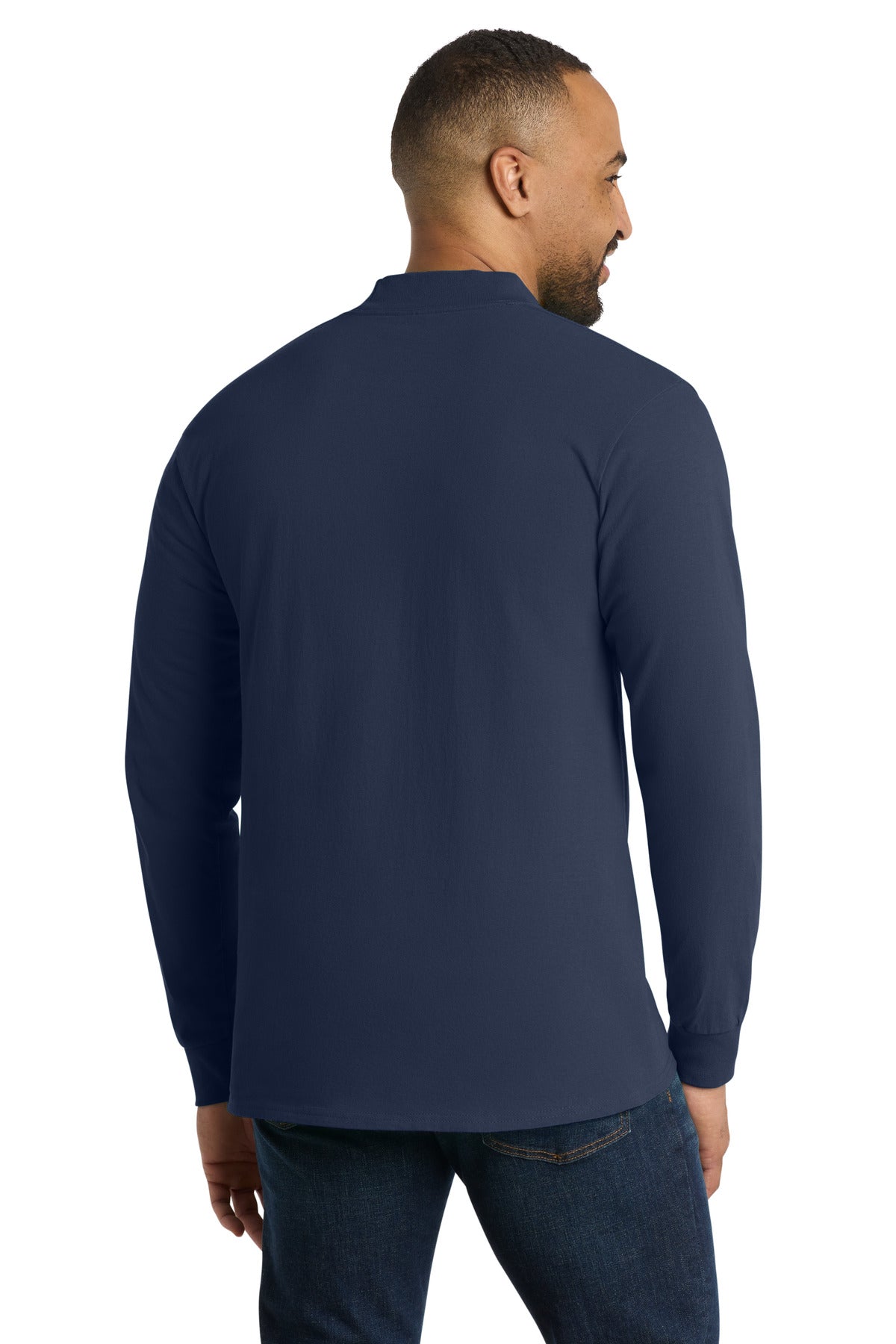Port & Co Essential Mock Turtleneck.  PC61M