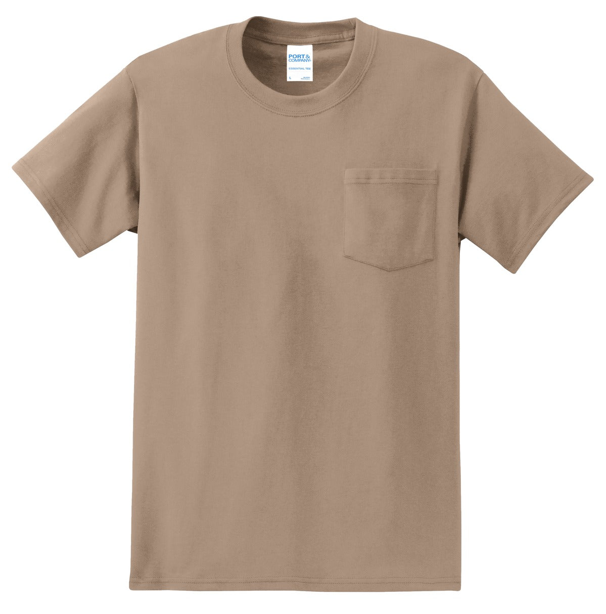Port & Co Tall Essential Pocket Tee. PC61PT