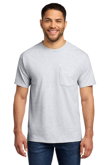 Port & Co Essential Pocket Tee. PC61P