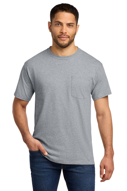 Port & Co Essential Pocket Tee. PC61P