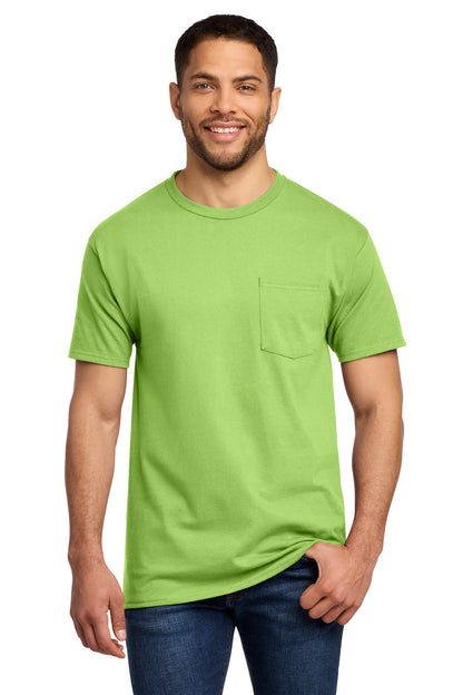 Port & Co Essential Pocket Tee. PC61P