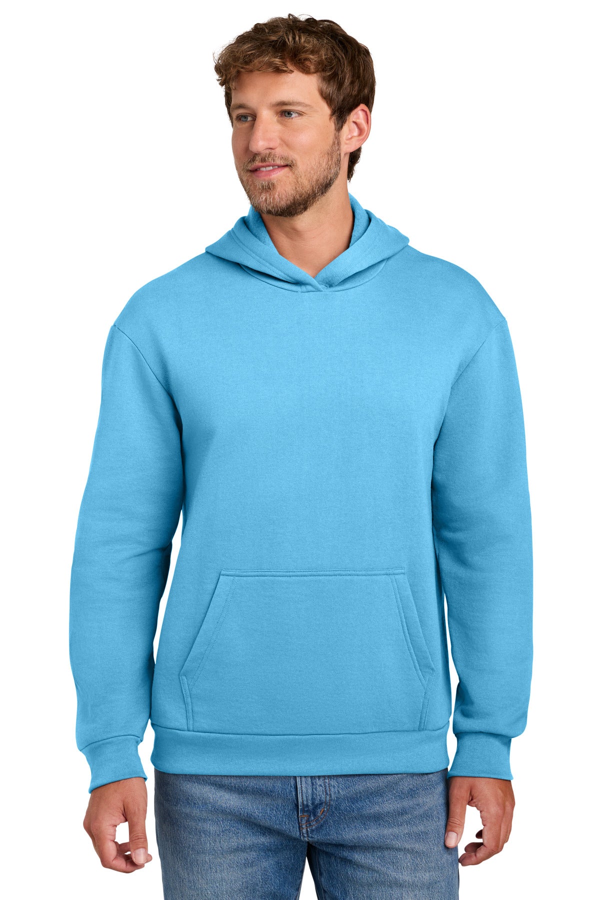 Port & Co Easy Fleece Pullover Hooded Sweatshirt PC68H