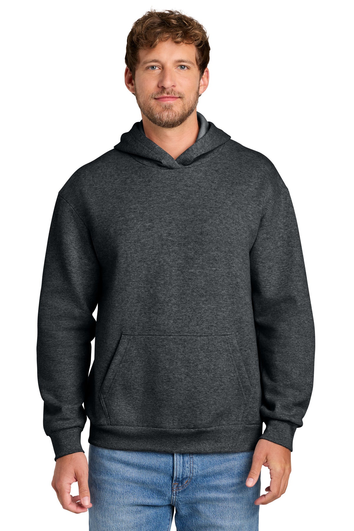 Port & Co Easy Fleece Pullover Hooded Sweatshirt PC68H