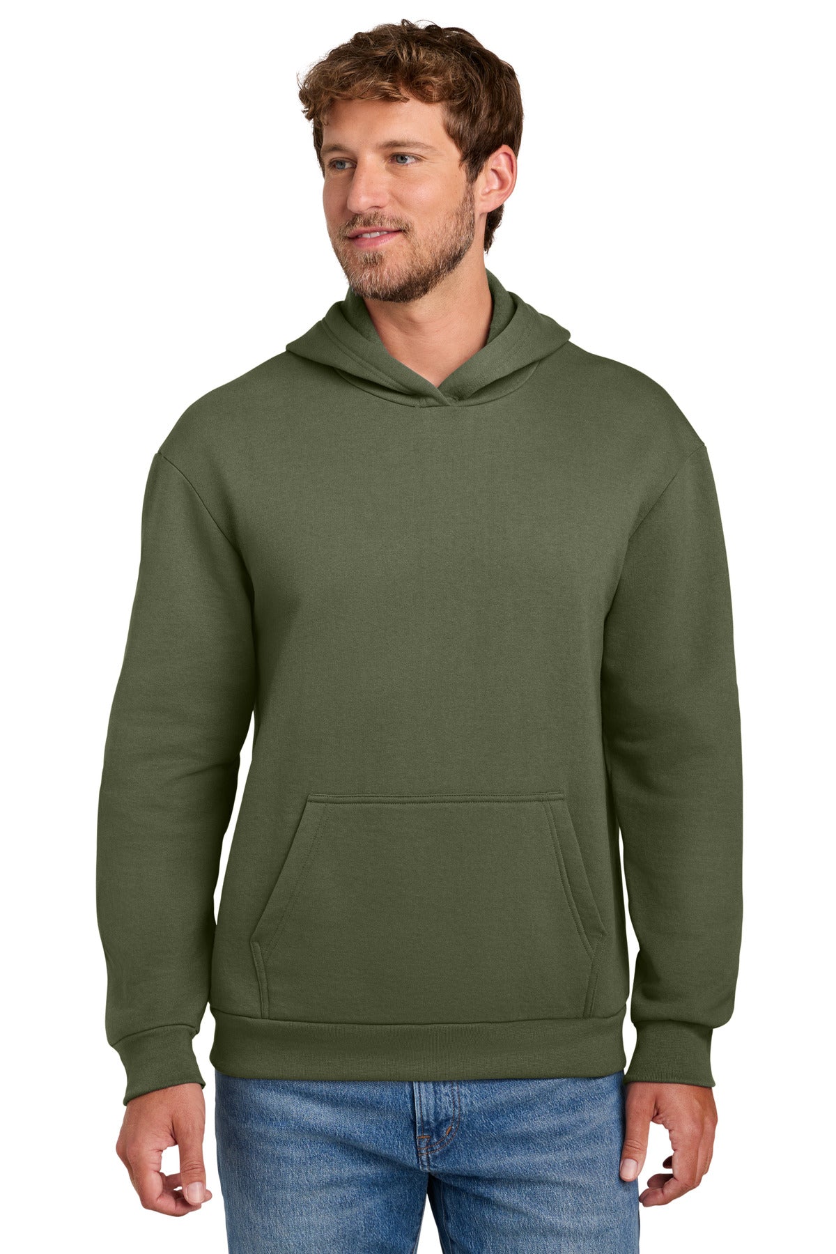 Port & Co Easy Fleece Pullover Hooded Sweatshirt PC68H