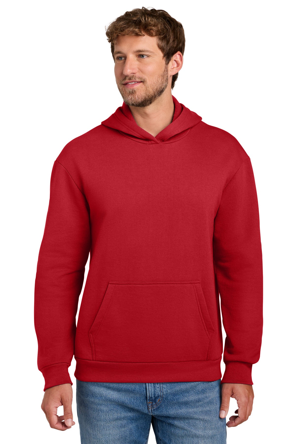 Port & Co Easy Fleece Pullover Hooded Sweatshirt PC68H