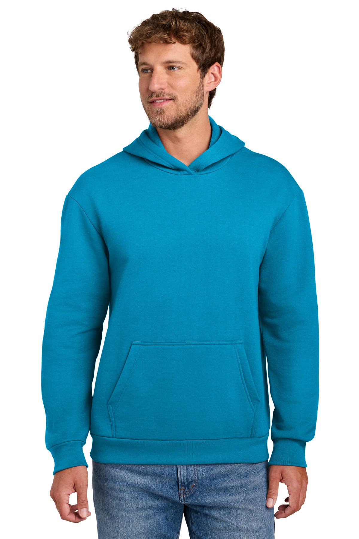 Port & Co Easy Fleece Pullover Hooded Sweatshirt PC68H