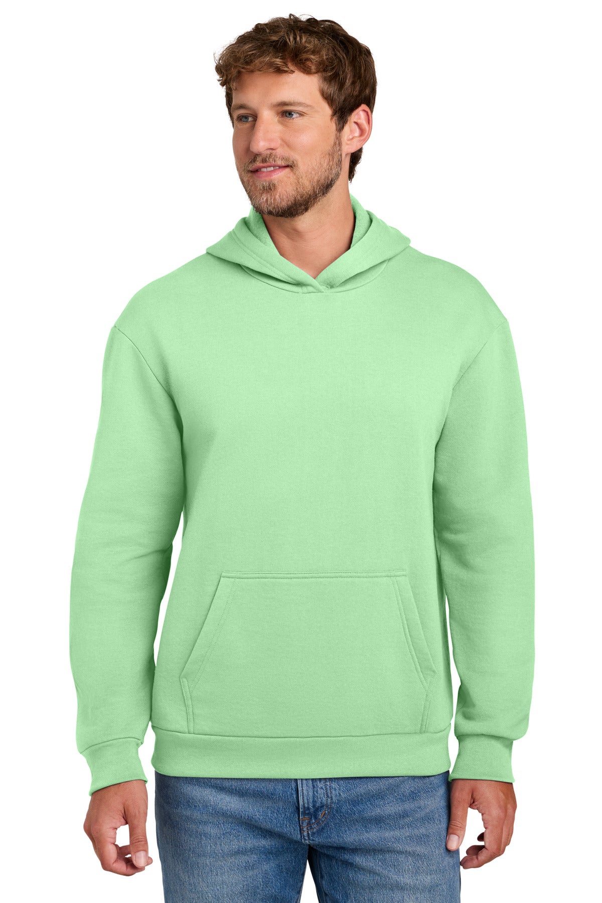Port & Co Easy Fleece Pullover Hooded Sweatshirt PC68H