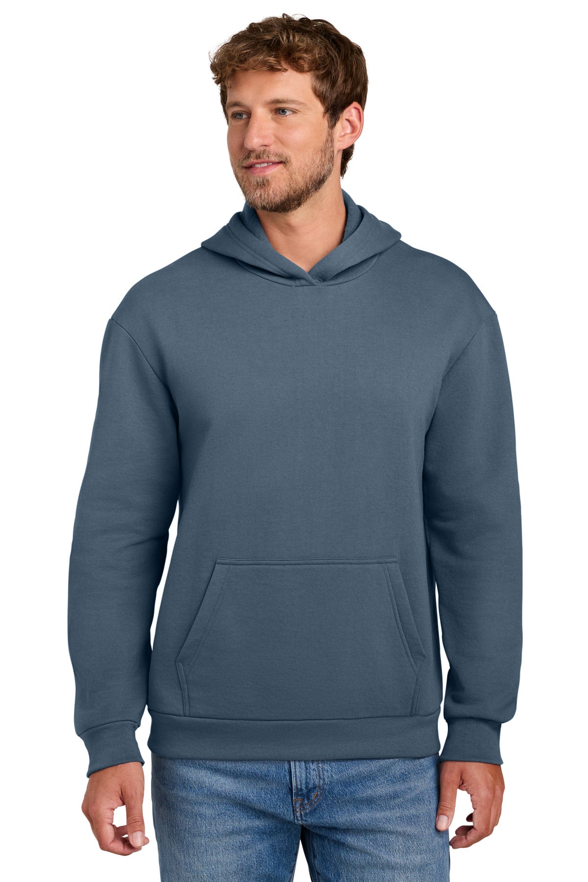 Port & Co Easy Fleece Pullover Hooded Sweatshirt PC68H