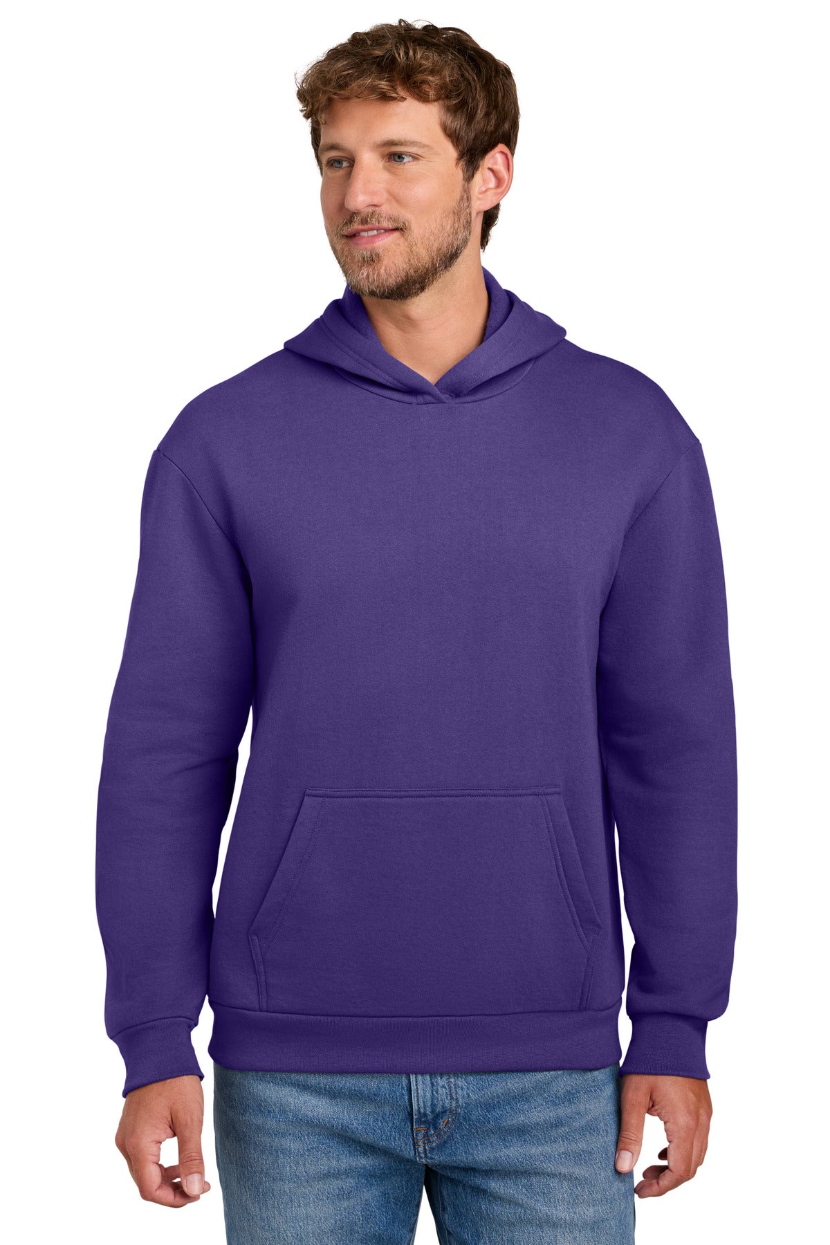 Port & Co Easy Fleece Pullover Hooded Sweatshirt PC68H