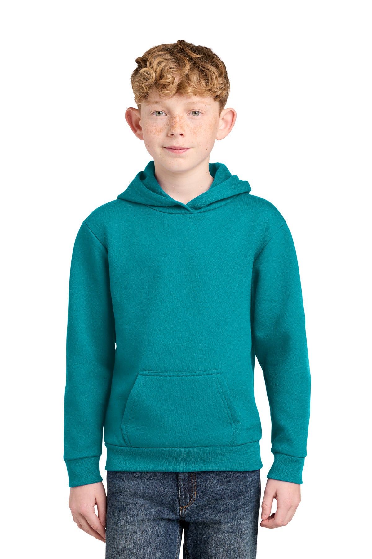 Port & Co Youth Easy Fleece Pullover Hooded Sweatshirt PC68YH