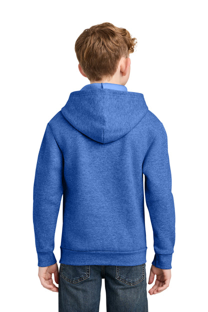 Port & Co Youth Easy Fleece Pullover Hooded Sweatshirt PC68YH