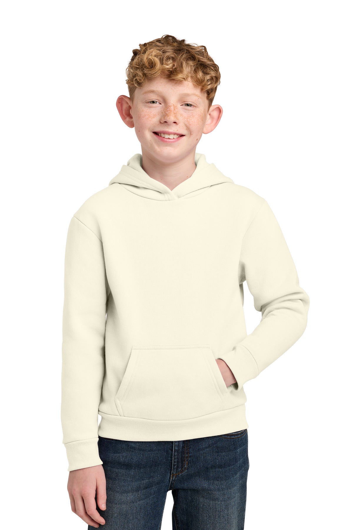 Port & Co Youth Easy Fleece Pullover Hooded Sweatshirt PC68YH