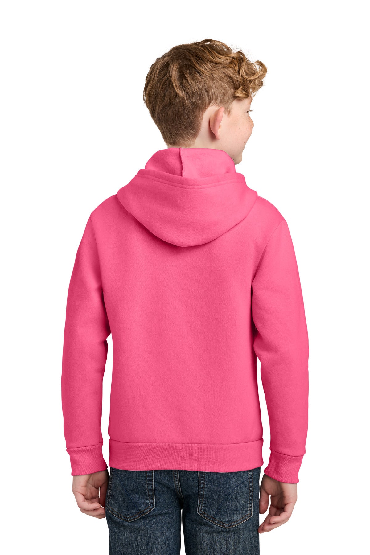 Port & Co Youth Easy Fleece Pullover Hooded Sweatshirt PC68YH