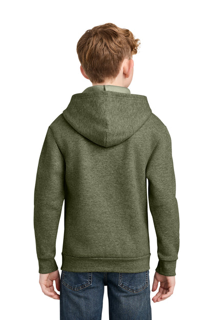 Port & Co Youth Easy Fleece Pullover Hooded Sweatshirt PC68YH
