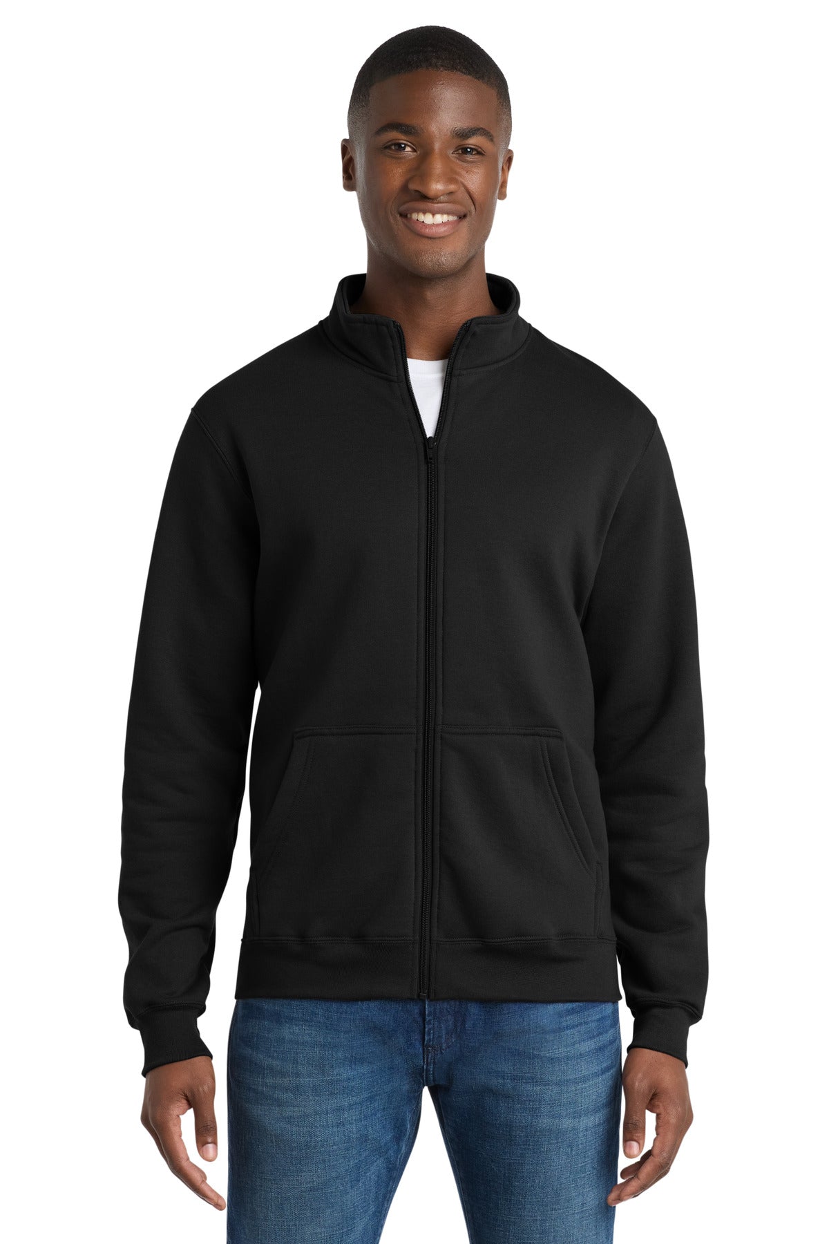 Port & Co Core Fleece Cadet Full-Zip Sweatshirt PC78FZ