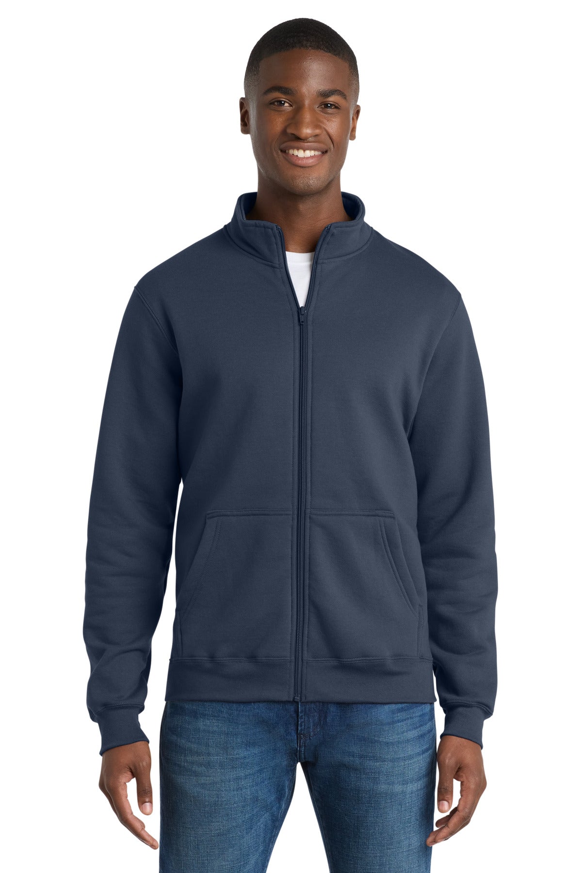 Port & Co Core Fleece Cadet Full-Zip Sweatshirt PC78FZ