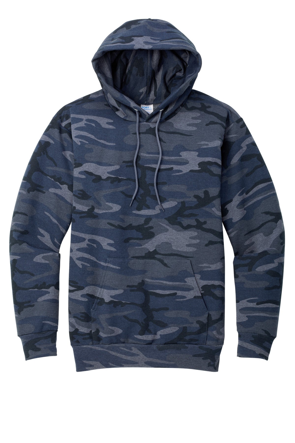 Port & Co Core Fleece Camo Pullover Hooded Sweatshirt. PC78HC