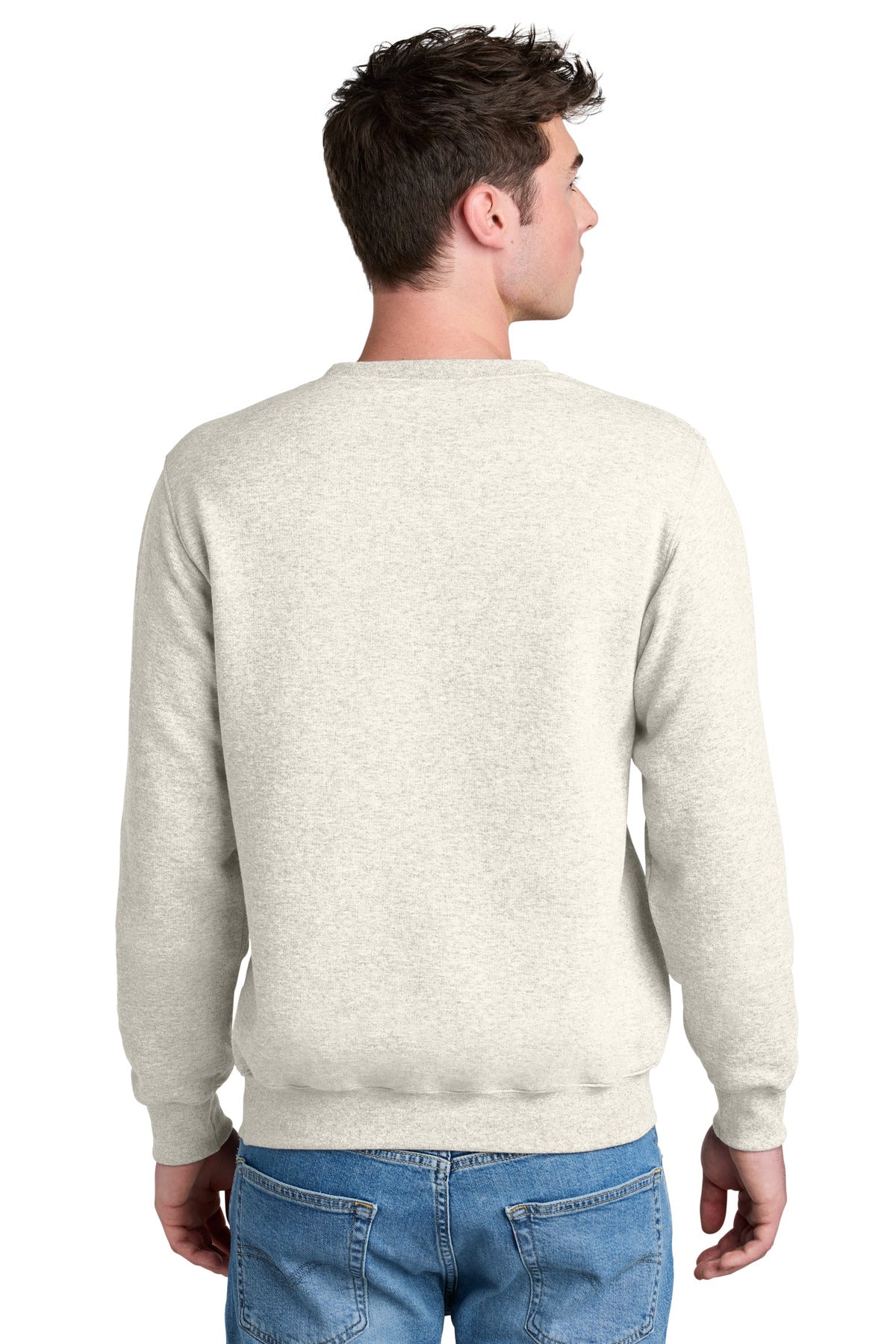 Port & Co Core Fleece Crewneck Pocket Sweatshirt PC78PKT