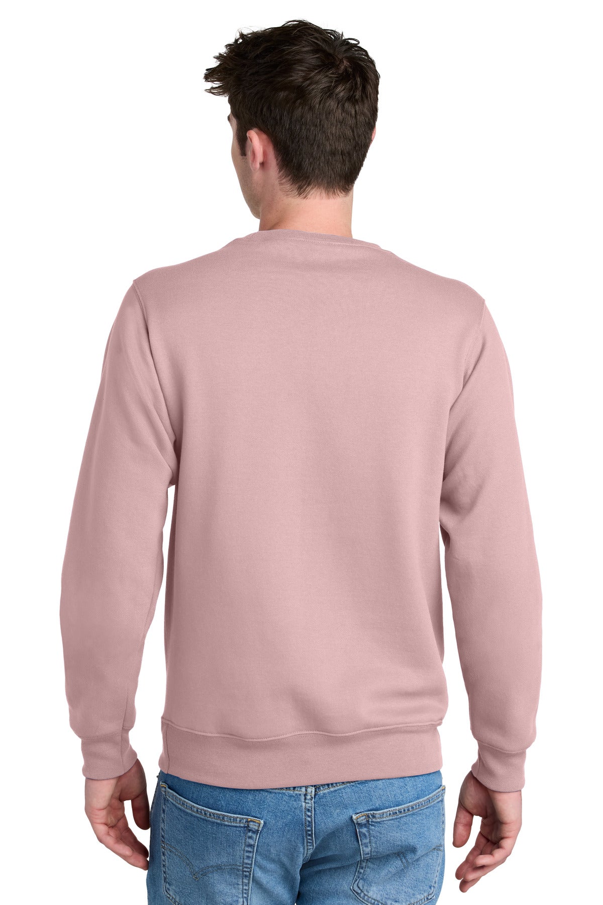 Port & Co Core Fleece Crewneck Pocket Sweatshirt PC78PKT