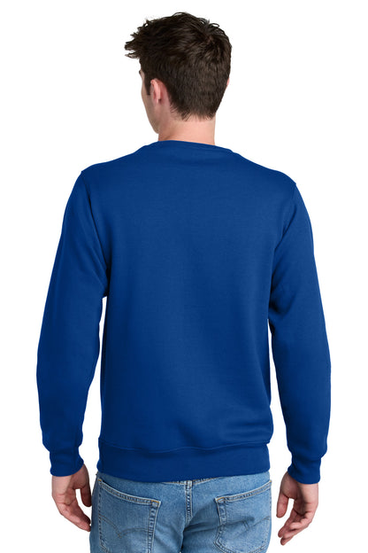 Port & Co Core Fleece Crewneck Pocket Sweatshirt PC78PKT
