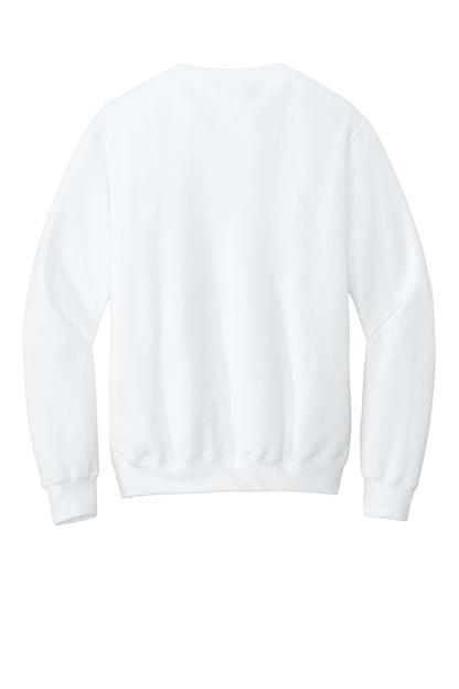 Port & Co Core Fleece Crewneck Pocket Sweatshirt PC78PKT