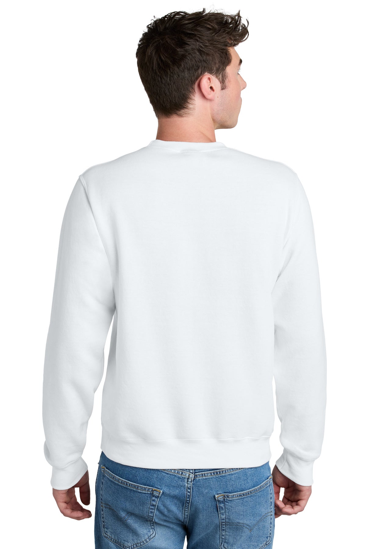 Port & Co Core Fleece Crewneck Pocket Sweatshirt PC78PKT