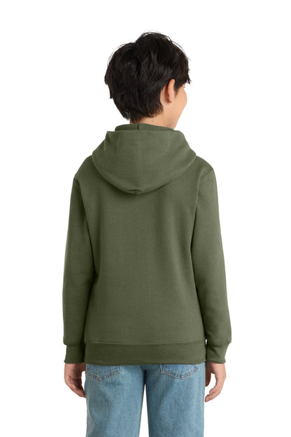 Port & Co Youth Core Fleece Pullover Hooded Sweatshirt PC78YH