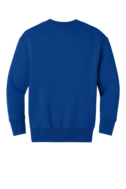 Port & Co Youth Core Fleece Crewneck Pocket Sweatshirt PC78YPKT