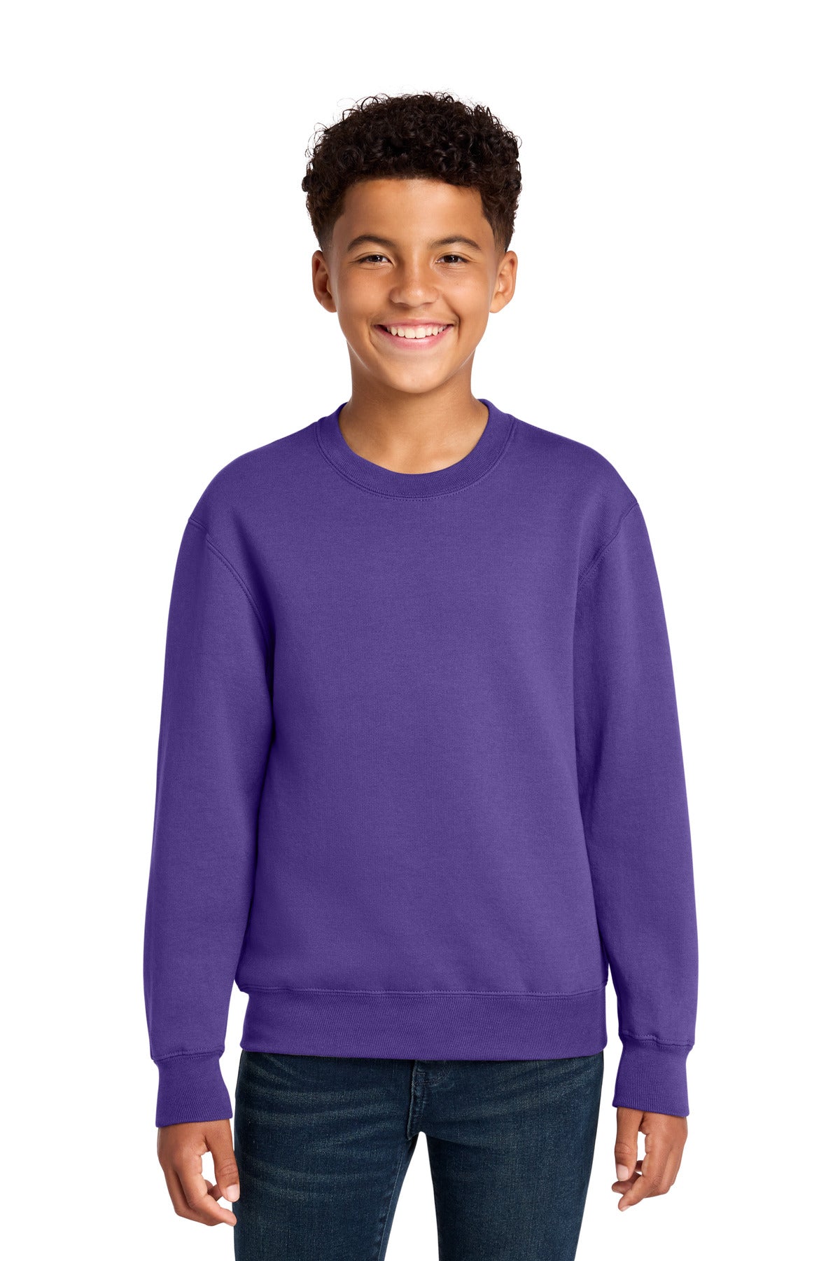 Port & Co Youth Core Fleece Crewneck Sweatshirt PC78Y