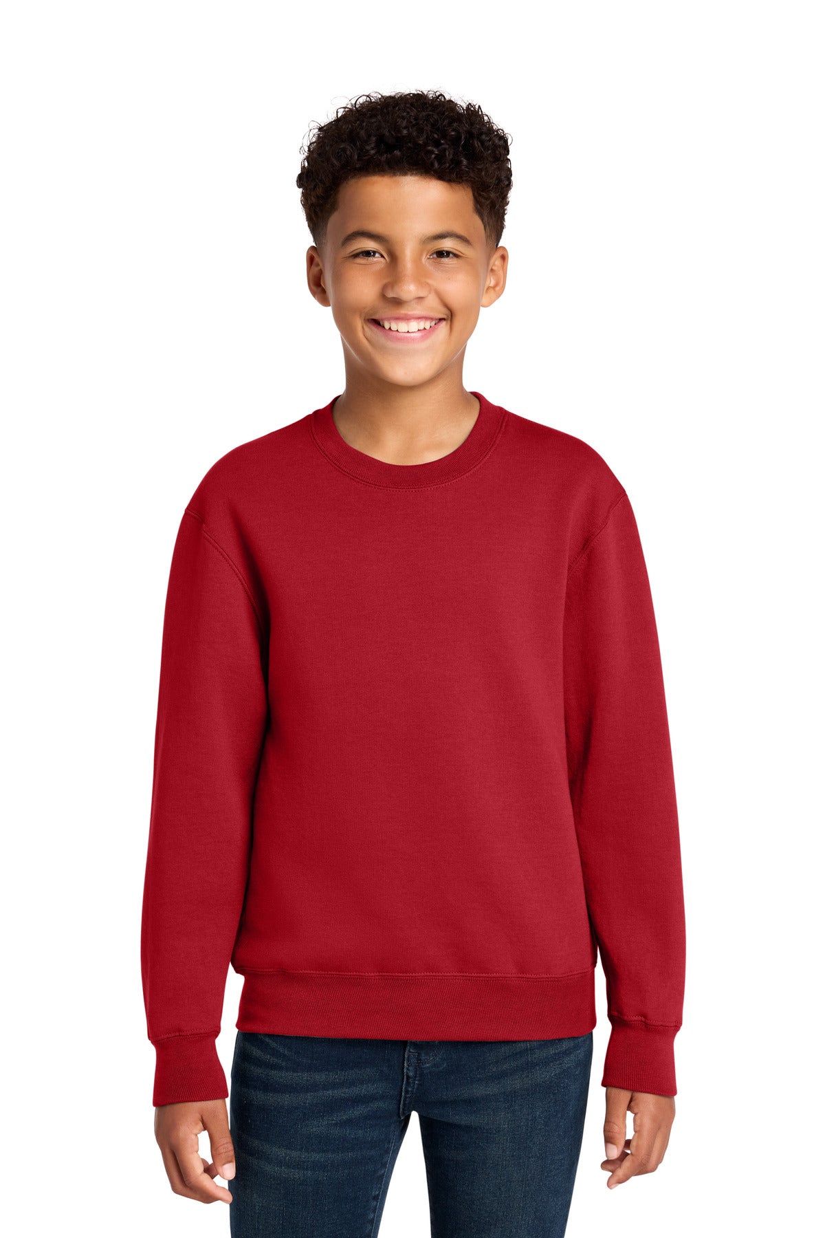 Port & Co Youth Core Fleece Crewneck Sweatshirt PC78Y